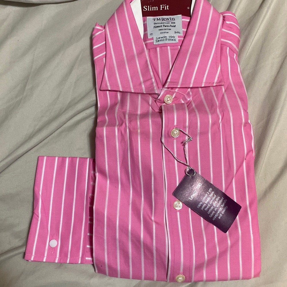 Brand new! Never worn TM Lewin dress shirt. Bought in the UK for £129.